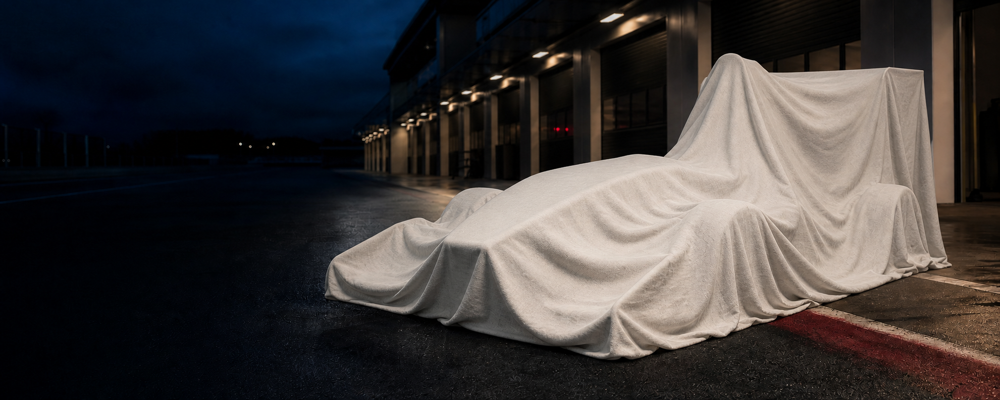 Örtü altındaki MSKU RACING Akyaka Formula Student aracı